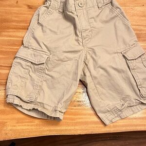 Kids Tan Cargo Shorts